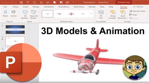 3D Models and 3D Animation in PowerPoint - YouTube