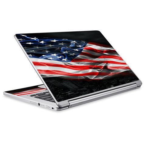 Skins Decals For Acer Chromebook R13 Laptop Vinyl Wrap / American Flag ...