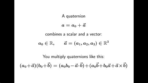 This Week's Finds 9: quaternions and octonions - YouTube