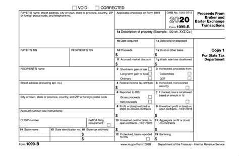 Form 1099 B Worksheets