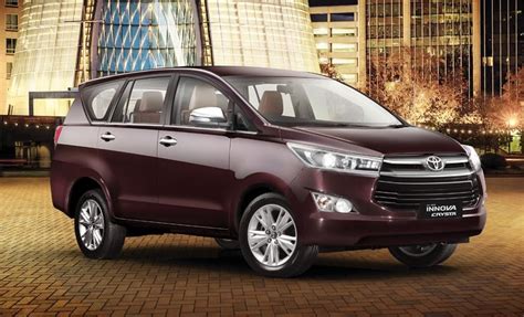 Toyota Innova Crysta Colors Available in India - Maxabout News