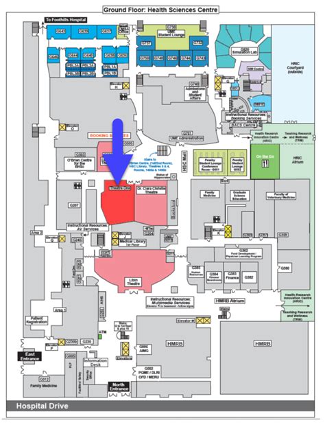 University Of Alberta Hospital Map