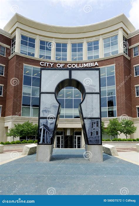 Government Offices Columbia, MO Editorial Photography - Image of gate ...