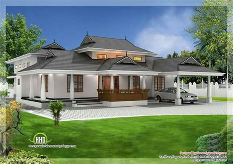 Kerala Traditional 3 Bedroom House Plan with Courtyard and Harmonious Ambience - Free Kerala ...