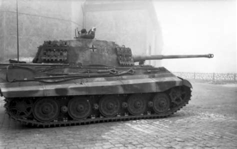 King Tiger tank of the schwere Panzer Abteilung 503. Tank number 233 ...