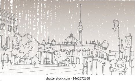 541 Berlin skyline drawing Images, Stock Photos & Vectors | Shutterstock