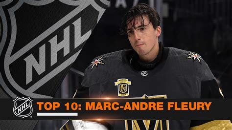 Top 10 Marc-Andre Fleury saves from 2017-18 - YouTube