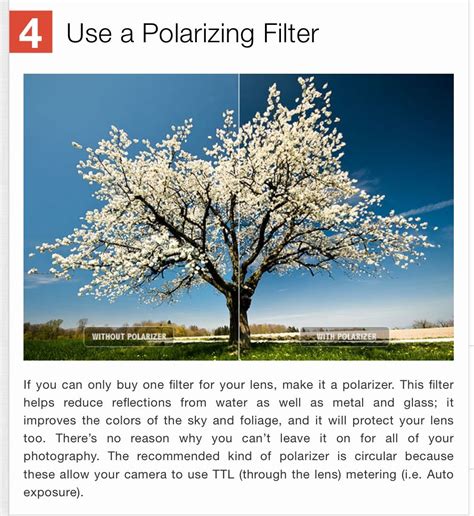 Digital Photography, Photography Tips, Polarizing Filter, Photo Tips ...