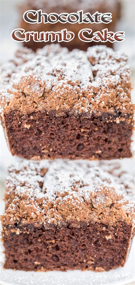 Chocolate Crumb Cake Recipe