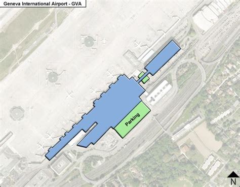 Geneva GVA Airport Terminal Map