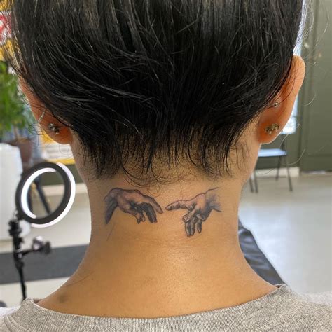 Back Of Neck Tattoos Women