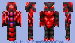 Fire Demon Minecraft Skin