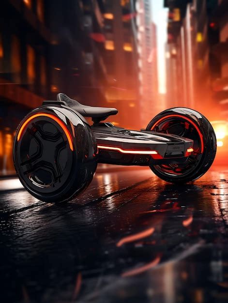 Premium AI Image | Photoshoot of a Mini Mobility Future Hoverboard Wit Creative Concept Future ...