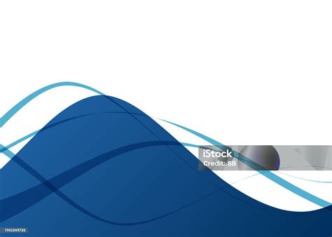 Blue Line Vector Background Stock Illustration - Download Image Now ...