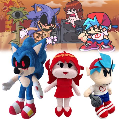 Buy Sonic.EXE Plush, Boyfriend Plushie Fnf, Girlfriend Plush Friday ...