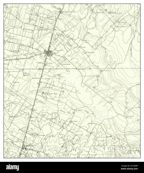 Dilley, Texas, map 1942, 1:62500, United States of America by Timeless Maps, data U.S ...