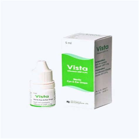 Vista Ofloxacin Eye & Ear Drops, 5ml - Asset Pharmacy