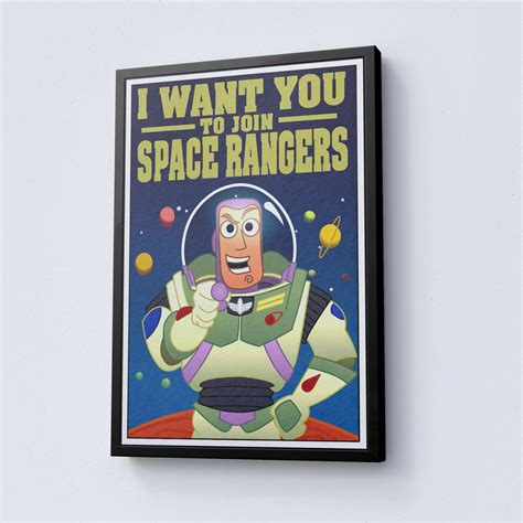 Toy Story Buzz Lightyear Poster, Disney Movie Poster sold by Caterina ...