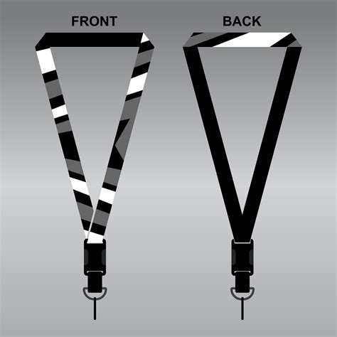 Lanyard Template Vector Art, Icons, and Graphics for Free Download