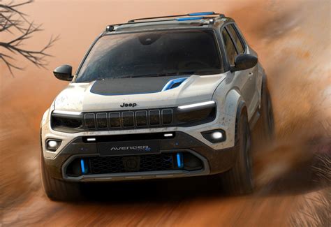 Jeep Avenger 4×4 Concept, Electric B-Suv Ready for Off-Road October 17 ...