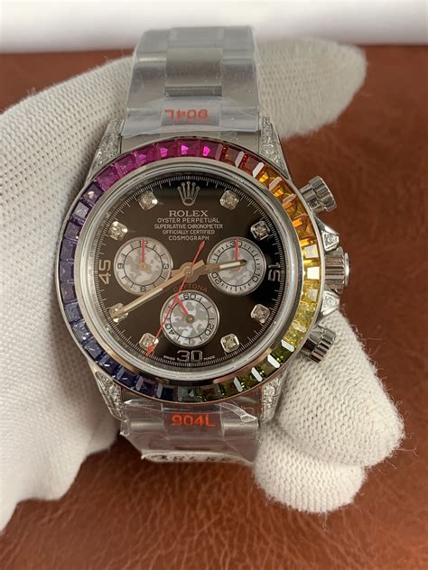 Replica Rolex Daytona Rainbow Ref.116599 - swiss luxury clones