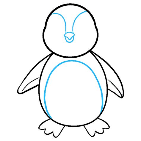 Penguin Drawing Cartoon