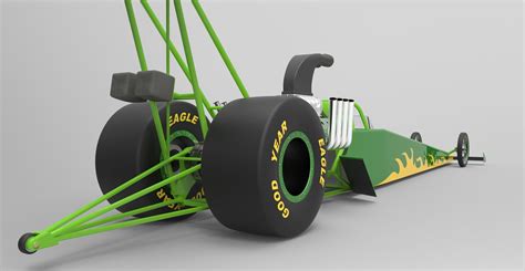 ArtStation - Top fuel dragster | Resources