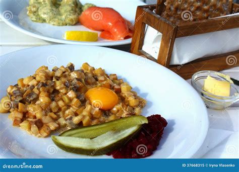 Pyttipanna - Popular Dish in Sweden Stock Image - Image of dinner ...