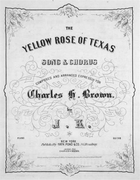 Public Domain Audio Video: Yellow Rose of Texas