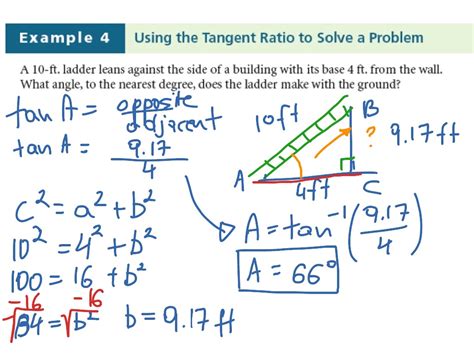 The Tangent Ratio | Math, Trigonometry, Trigonometric Functions, Right Triangles | ShowMe