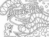 Free Printable Curse Word Coloring Pages sketch template