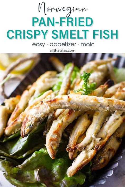 Norwegian Pan-Fried Smelt Recipe • All that's Jas | Recipe | Smelt recipe, Smelt fish recipe ...