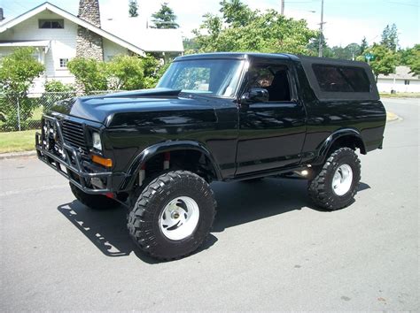 Customized ford bronco