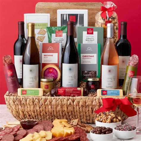 Ultimate Gathering Wine Gift Basket | Hickory Farms