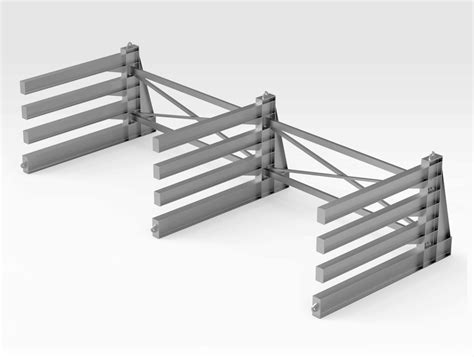 Horizontal Racks | Horizontal Sheet Metal Storage Racks | Bend-tech