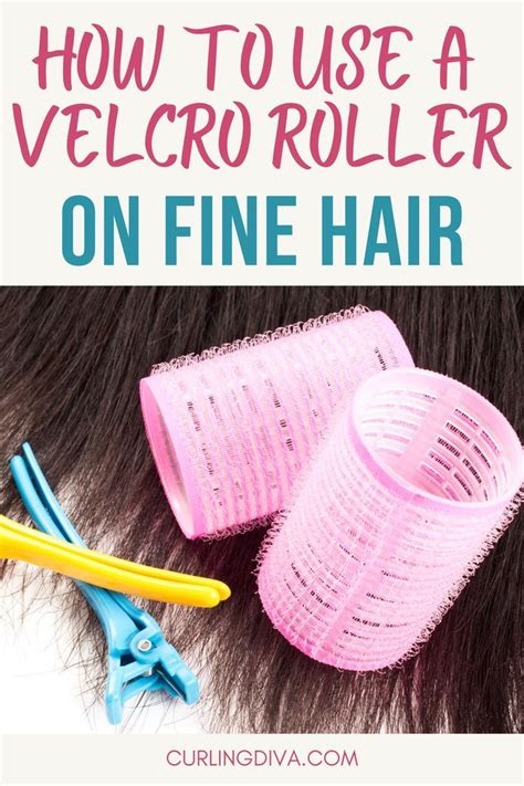 How To Use a Velcro Roller on Fine Hair | Velcro rollers, Velcro hair ...