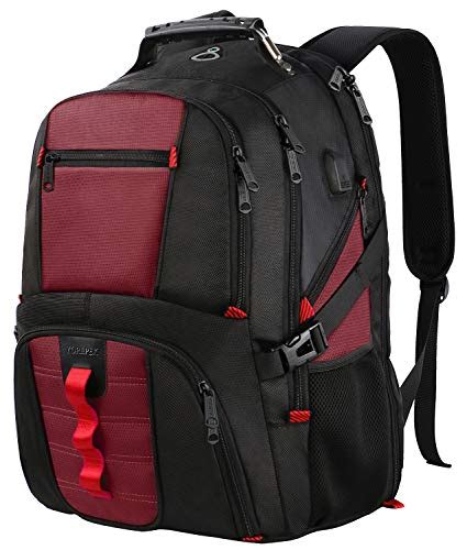 17 Inch Laptop Backpack, Extra Large Travel Computer Backpack with USB ...