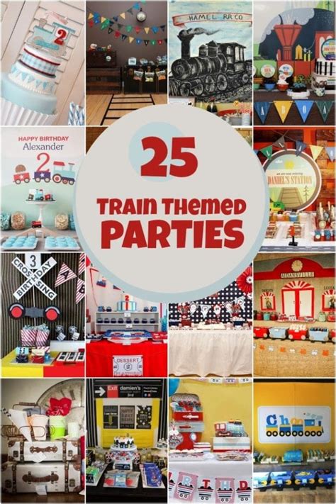 25 Train Themed Birthday Parties | Spaceships and Laser Beams