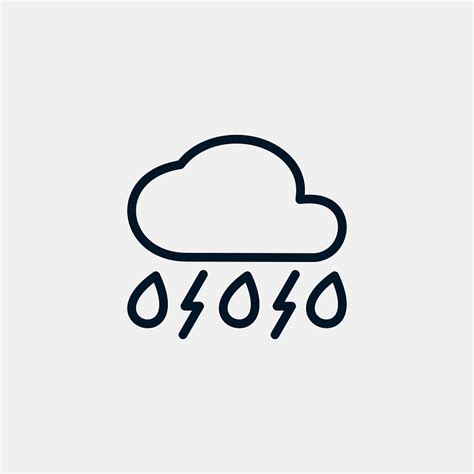 Cloud Thunder Rain · Free vector graphic on Pixabay