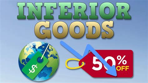 Inferior goods: an introduction - YouTube