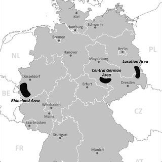 Map of the coal regions in Germany. (Source: Theuner, IOER 2022) | Download Scientific Diagram