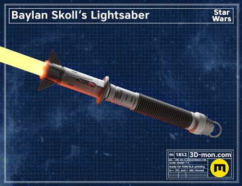 Baylan Skoll Lightsaber – Ahsoka – 3Demon - 3D print models download