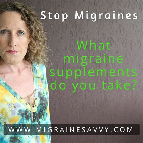 Migraine Supplements: How To Know What Works | Migraine supplements ...