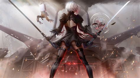 1920x1080 2B NieR Automata Art Laptop Full HD 1080P ,HD 4k Wallpapers ...