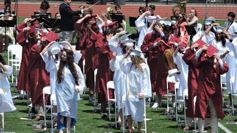 Dedham High School celebrates the 'Covid Class of 2021'