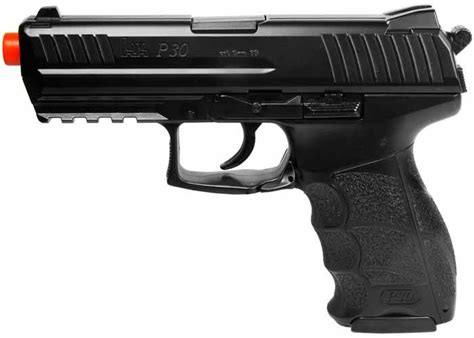 H&K P30 Spring Airsoft Pistol, Black | Airgun Depot