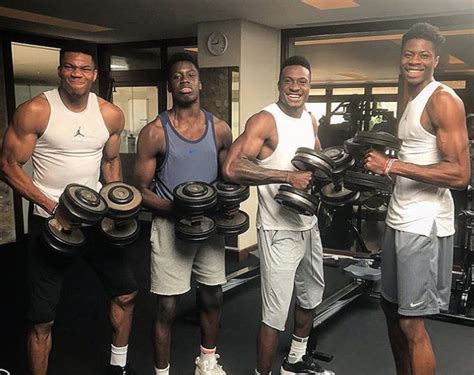 Look: Giannis Antetokounmpo, his brothers look enormous in this workout ...