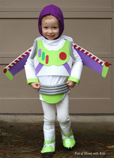 DIY Kids Buzz Lightyear No Sew Halloween Costume | Toddler halloween costumes diy, Buzz ...