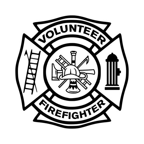 VOLUNTEER FIREFIGHTER Vinyl Decal Sticker VFD Fire | Etsy