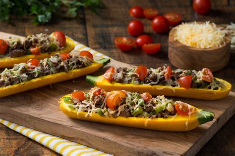 Stuffed Summer Squash Recipe | Sargento® Foods Incorporated